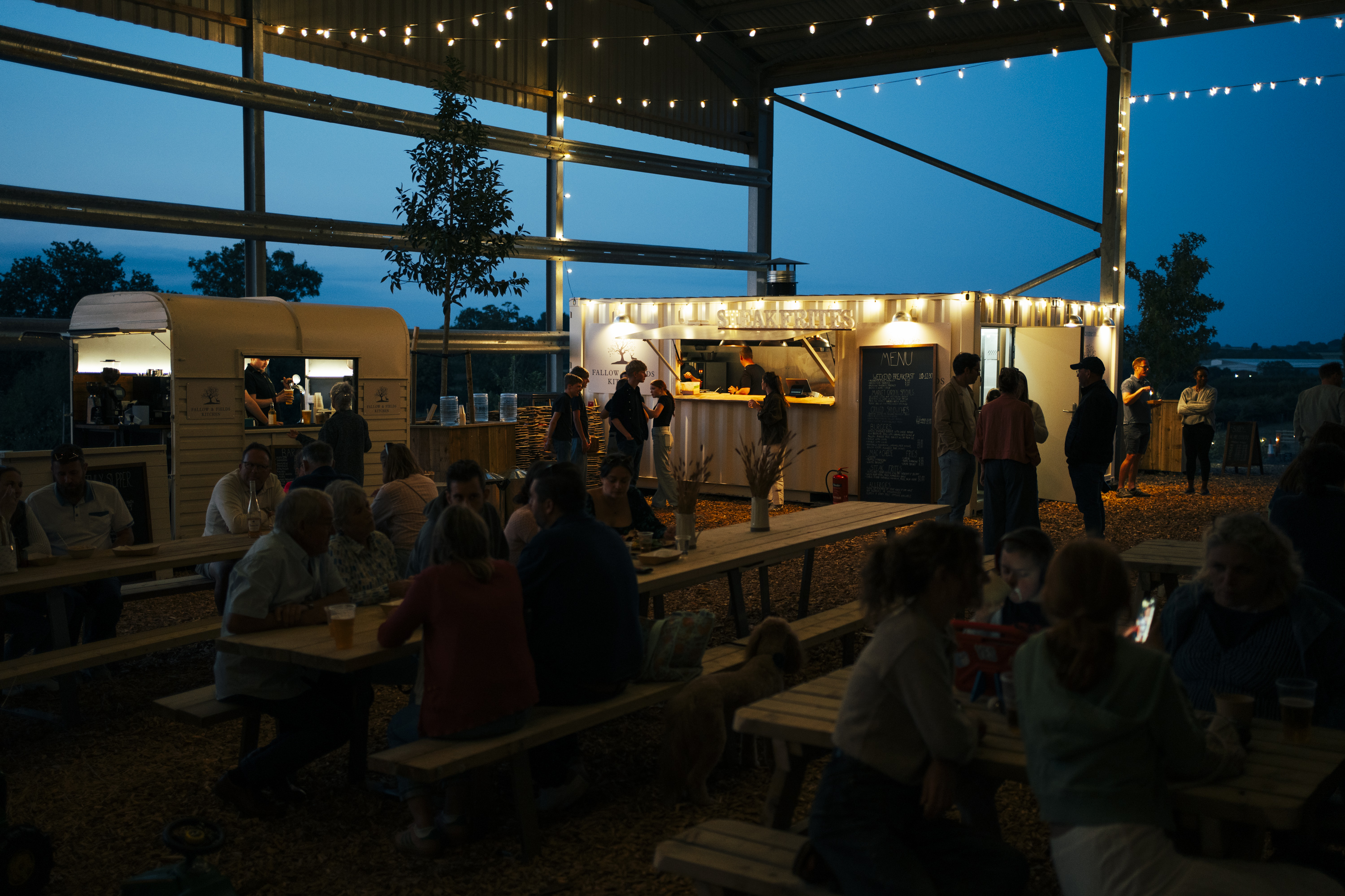 Dining at Fallow & Fields Kitchen